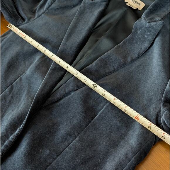 ZADIG & VOLTAIRE Viva Velours Velvet Button Navy Blazer, size S - Picture 6 of 11